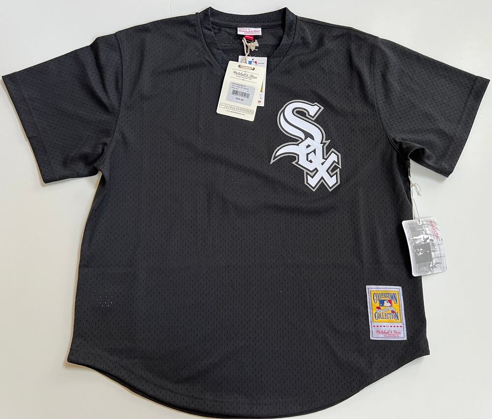 Mitchell & Ness Bo Jackson Authentic Mesh BP Black Jersey Chicago White Sox XL
